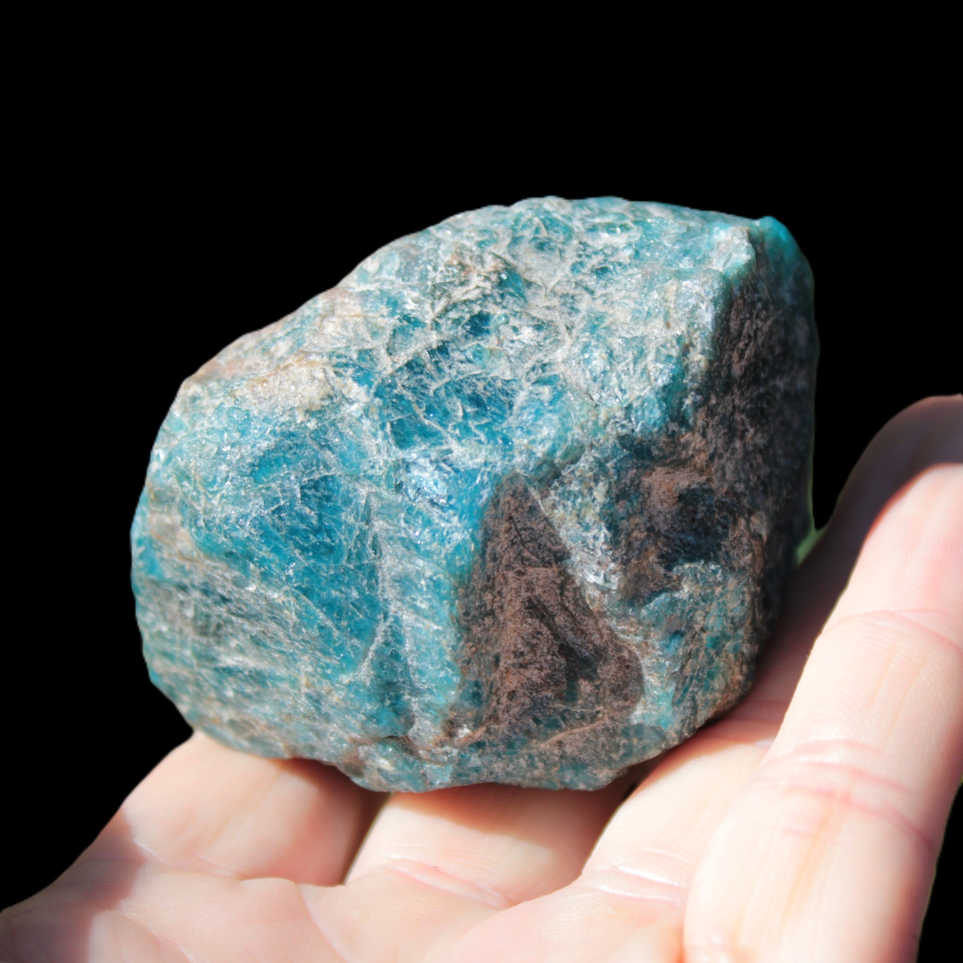 Blue Apatite rough 333g Rocks and Things