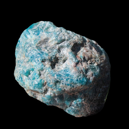 Blue Apatite rough 333g - Rocks and Things Store
