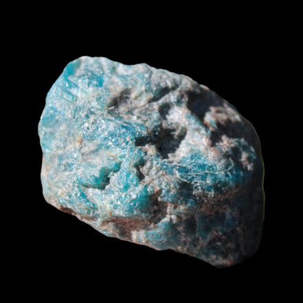 Blue Apatite rough 333g - Rocks and Things Store
