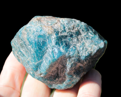 Blue Apatite rough 333g Rocks and Things