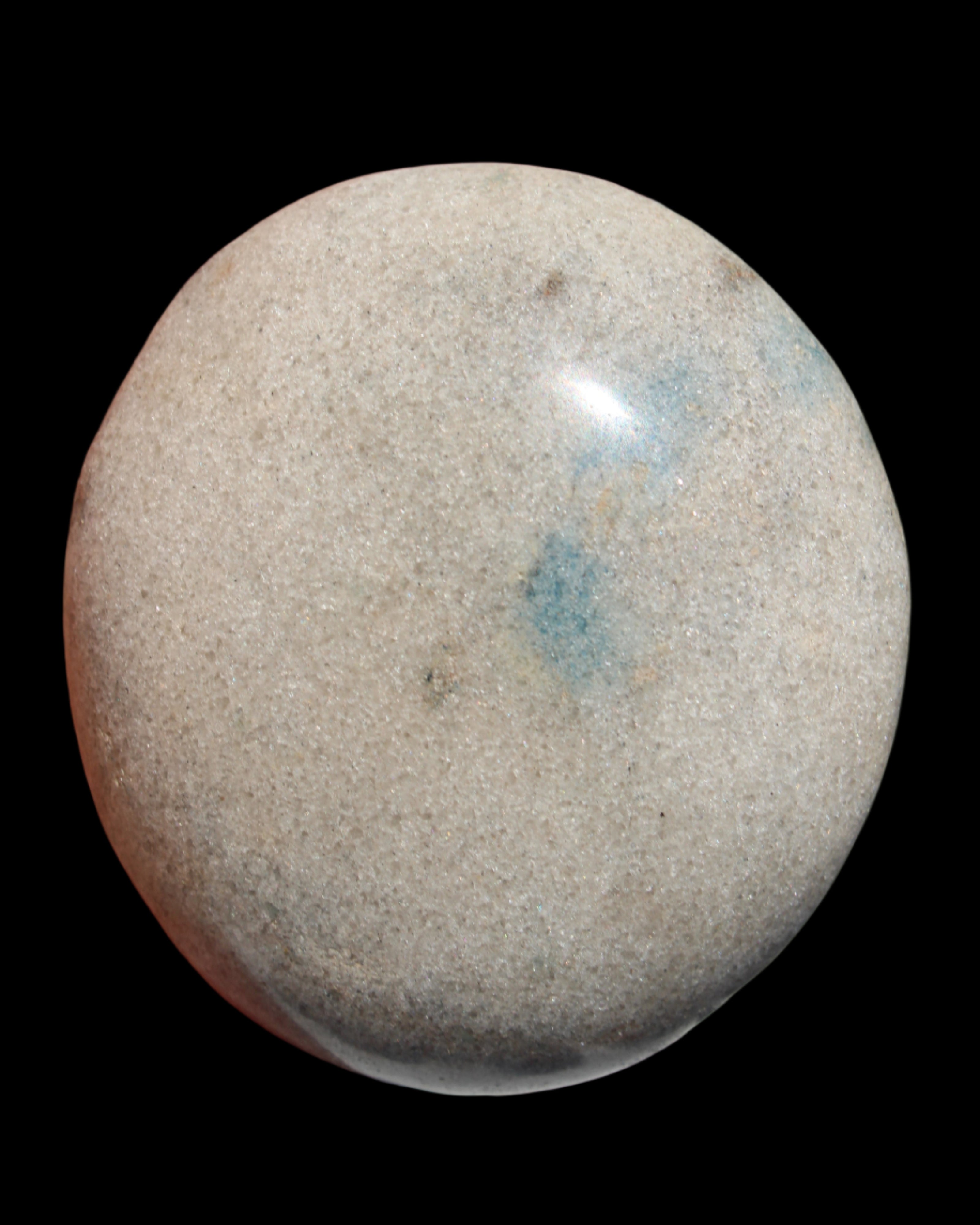 Azurite in K2 Jasper palmstone 98g - Rocks and Things Store