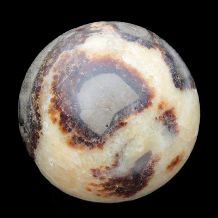 Septarian Dragon Stone sphere 405g in sunlight -  Rocks and Things Store
