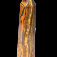 Tigers Eye Obelisk 1150g in sunlight, Rocks and Things Store