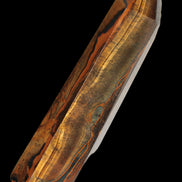 Tigers Eye Obelisk 1150g in sunlight, Rocks and Things Store