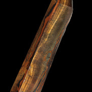 Tigers Eye Obelisk 1150g in sunlight, Rocks and Things Store