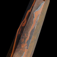 Tigers Eye Obelisk 1150g in sunlight, Rocks and Things Store