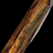Tigers Eye Obelisk 1150g in sunlight, Rocks and Things Store