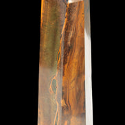 Tigers Eye Obelisk 1150g in sunlight, Rocks and Things Store