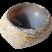 Agate bowl carved 414g Rocks and Things