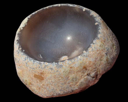 Agate bowl carved 414g Rocks and Things