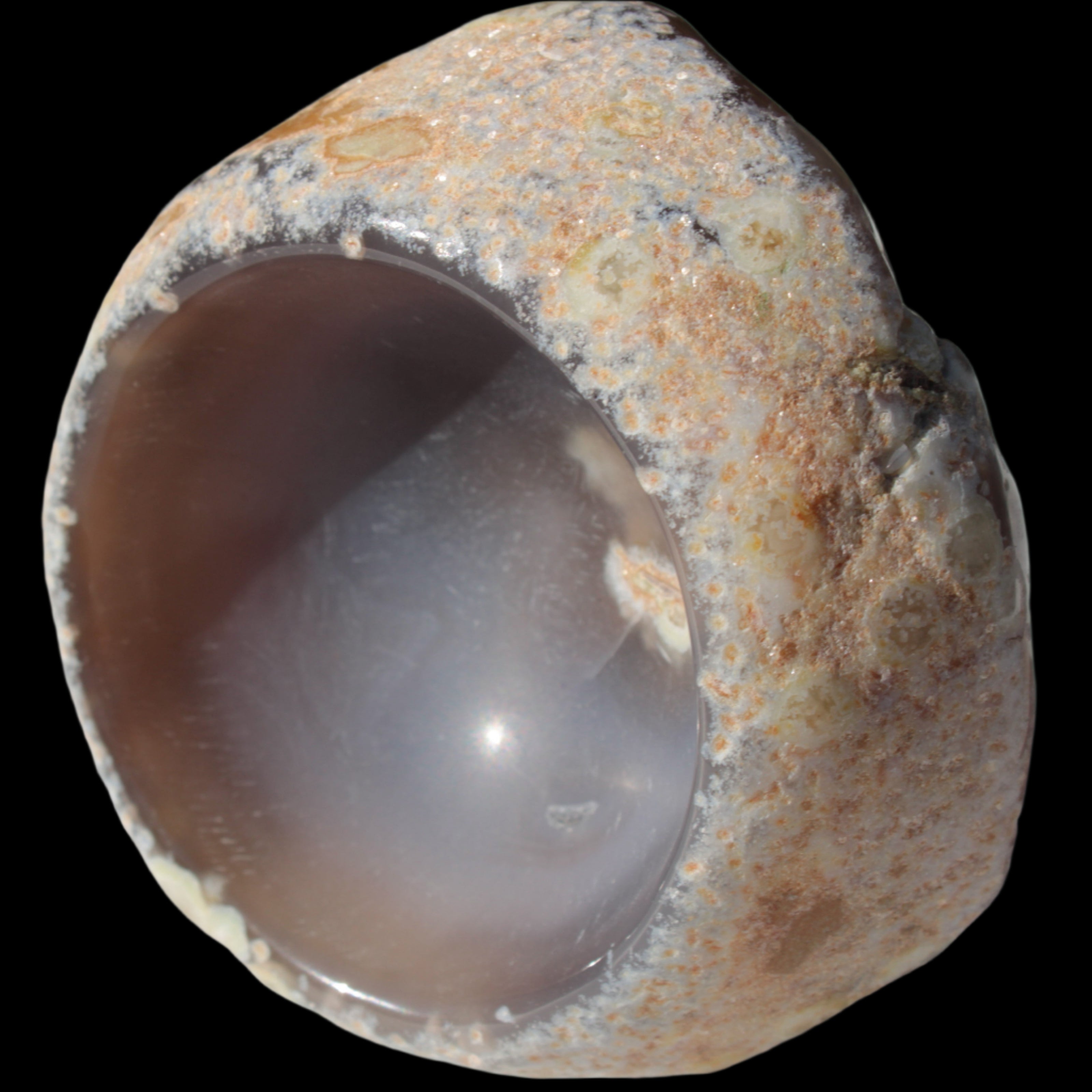 Agate bowl carved 414g Rocks and Things