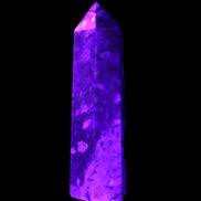 Pietersite wand 95g in UV light - Rocks and Things Store