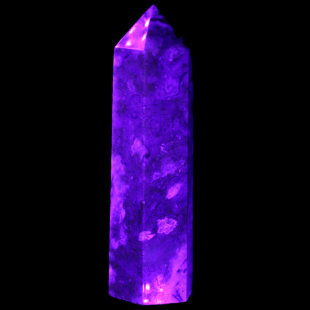 Pietersite wand 95g in UV light - Rocks and Things Store