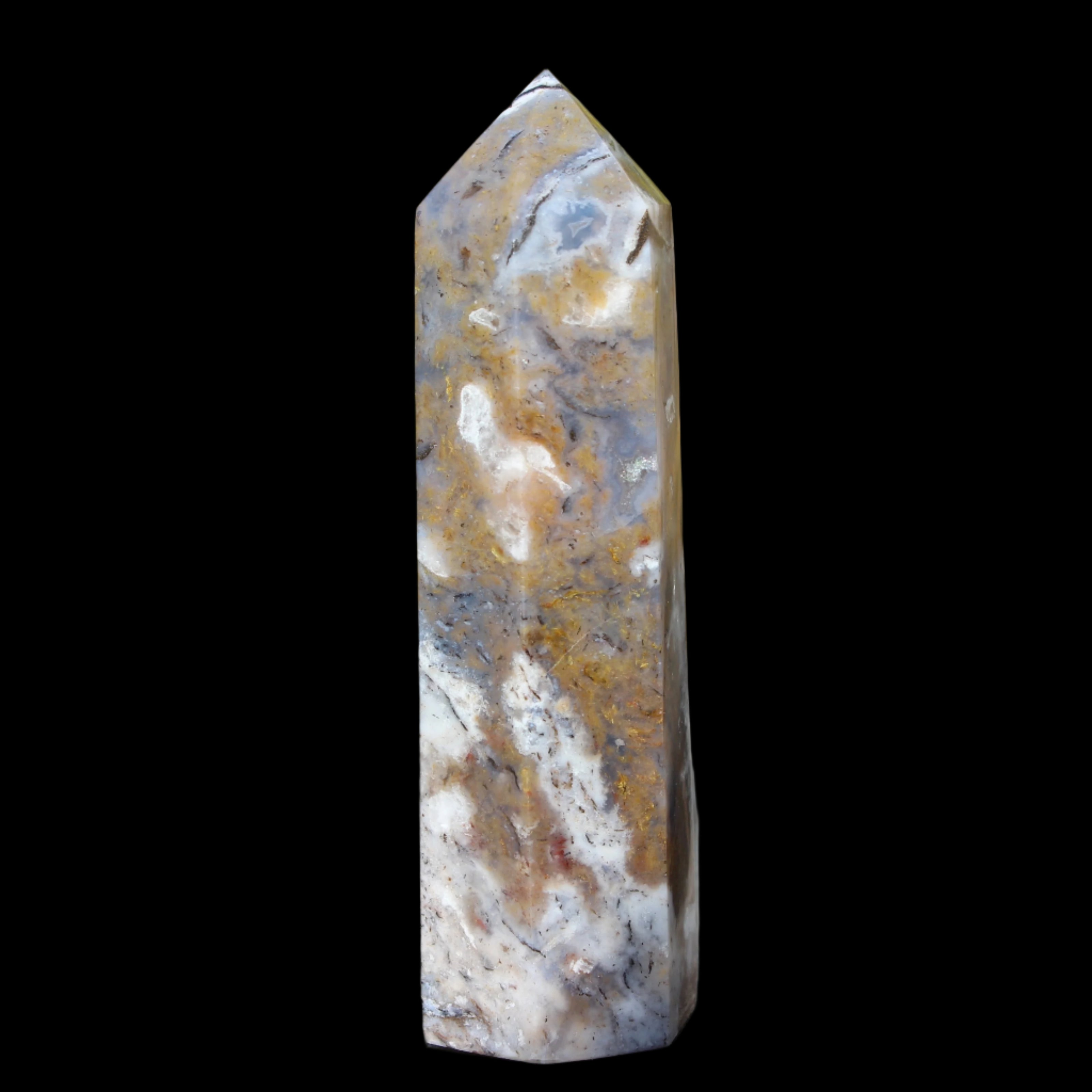 Pietersite wand 95g in sunshine - Rocks and Things Store