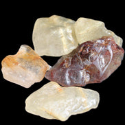 Golden hair Rutiliated Quartz 5/6 crystals approx. 24g in sunlight - Rocks and Things Store