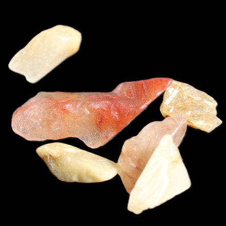 Golden hair Rutiliated Quartz 5/6 crystals approx. 24g in sunlight - Rocks and Things Store