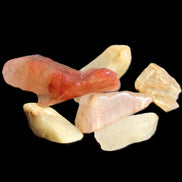 Golden hair Rutiliated Quartz 5/6 crystals approx. 24g in sunlight - Rocks and Things Store