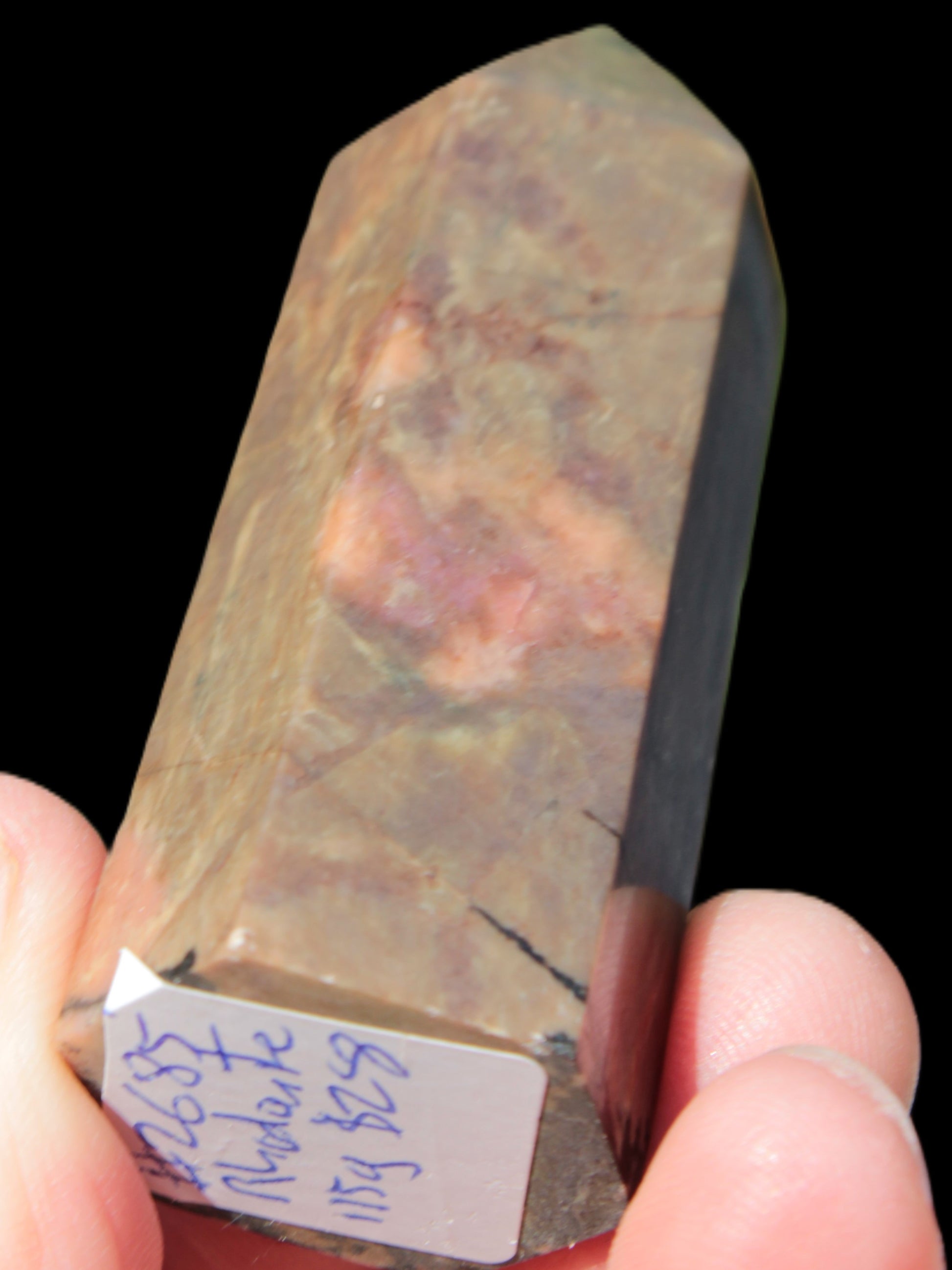 Rhodonite wand 115g Rocks and Things