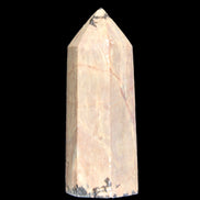 Rhodonite wand 73mm 115g in sunlight - Rocks and Things Store