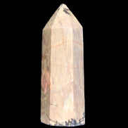 Rhodonite wand 73mm 115g in sunlight - Rocks and Things Store