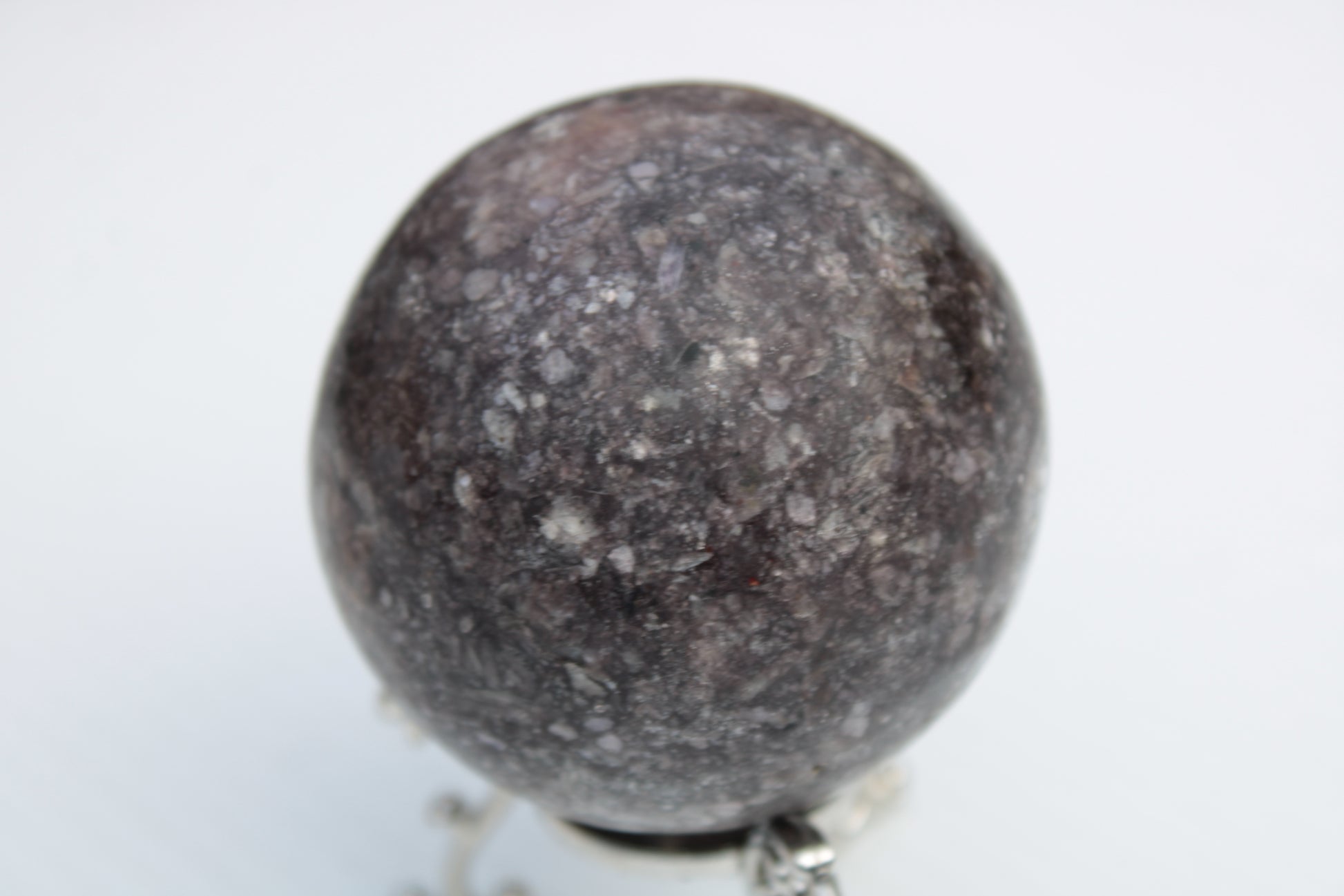 Lepidolite sphere from Madagascar 254g Rocks and Things