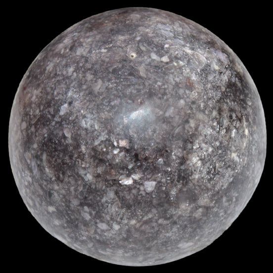 Lepidolite sphere from Madagascar 254g in sunlight - Rocks and Things Store