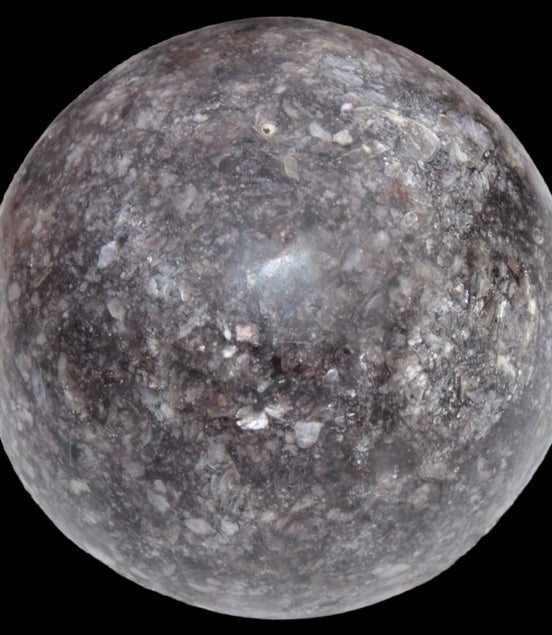 Lepidolite sphere from Madagascar 254g in sunlight - Rocks and Things Store