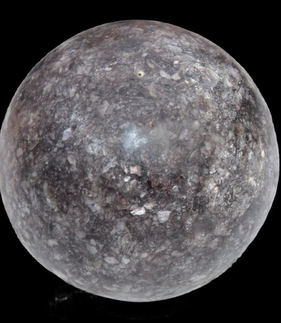 Lepidolite sphere from Madagascar 254g in sunlight - Rocks and Things Stores