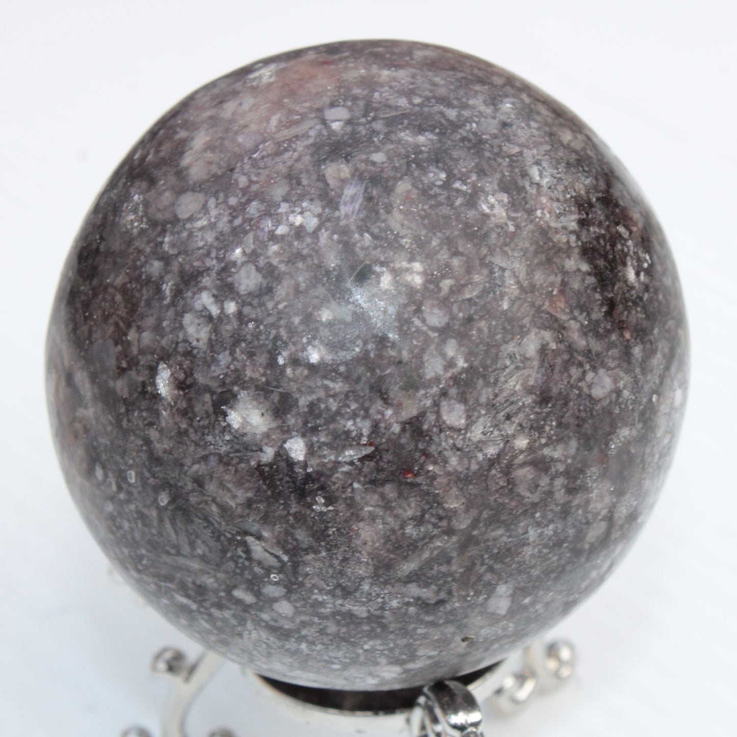 Lepidolite sphere from Madagascar 254g Rocks and Things