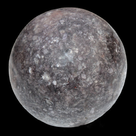 Lepidolite sphere from Madagascar 254g in sunlight - Rocks and Things Store