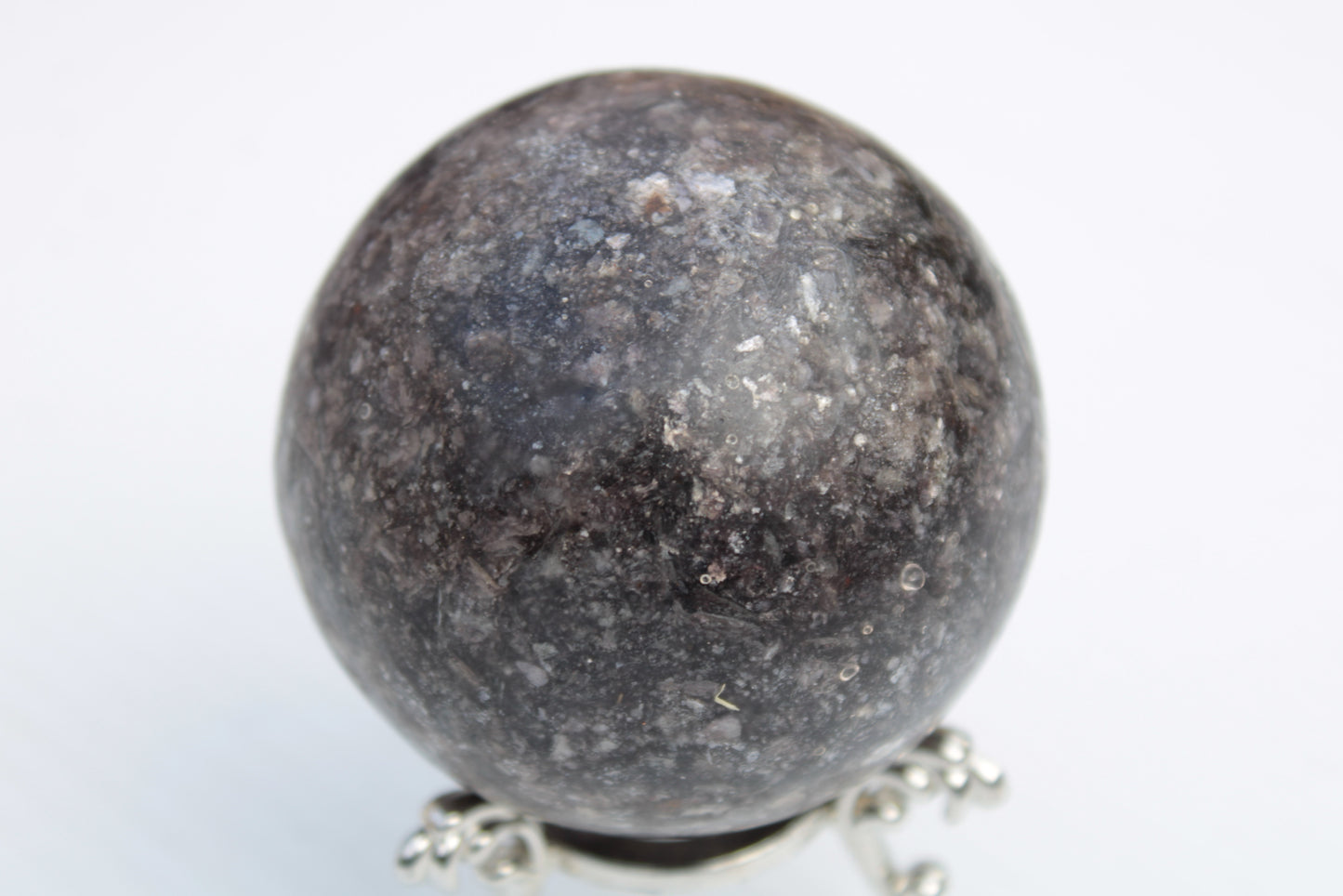 Lepidolite sphere from Madagascar 254g Rocks and Things