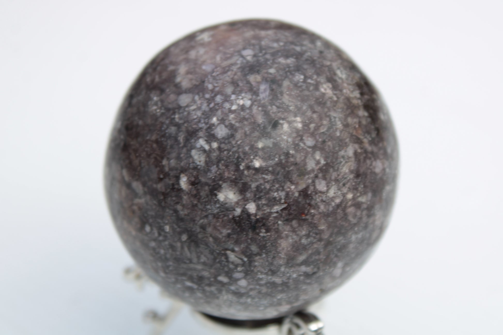 Lepidolite sphere from Madagascar 254g Rocks and Things