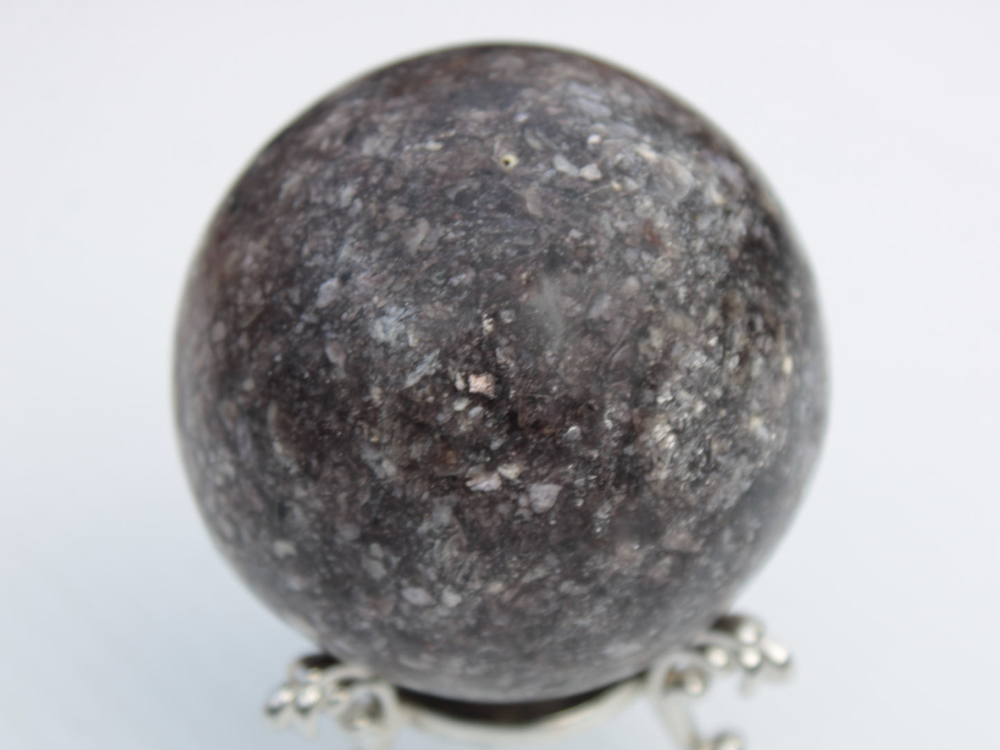 Lepidolite sphere from Madagascar 254g Rocks and Things