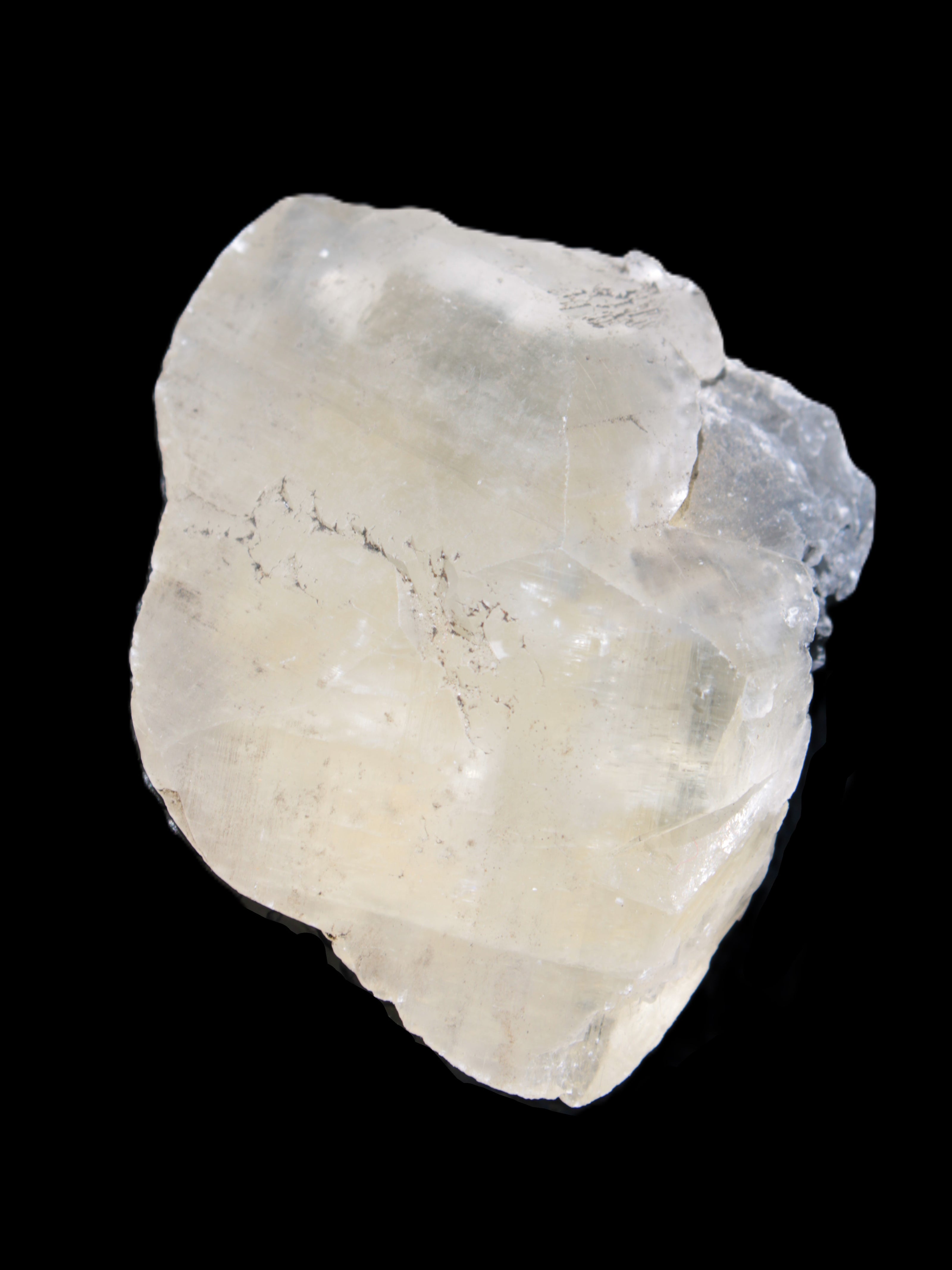 Yellow clear Calcite crystal 70mm 80.6g Rocks and Things