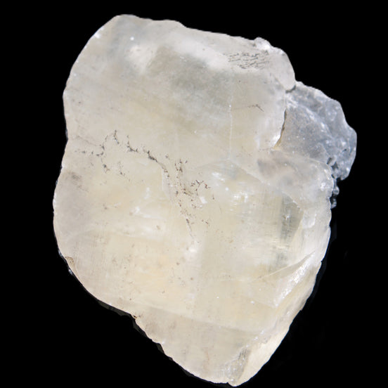 Yellow clear Calcite crystal 70mm 80.6g Rocks and Things