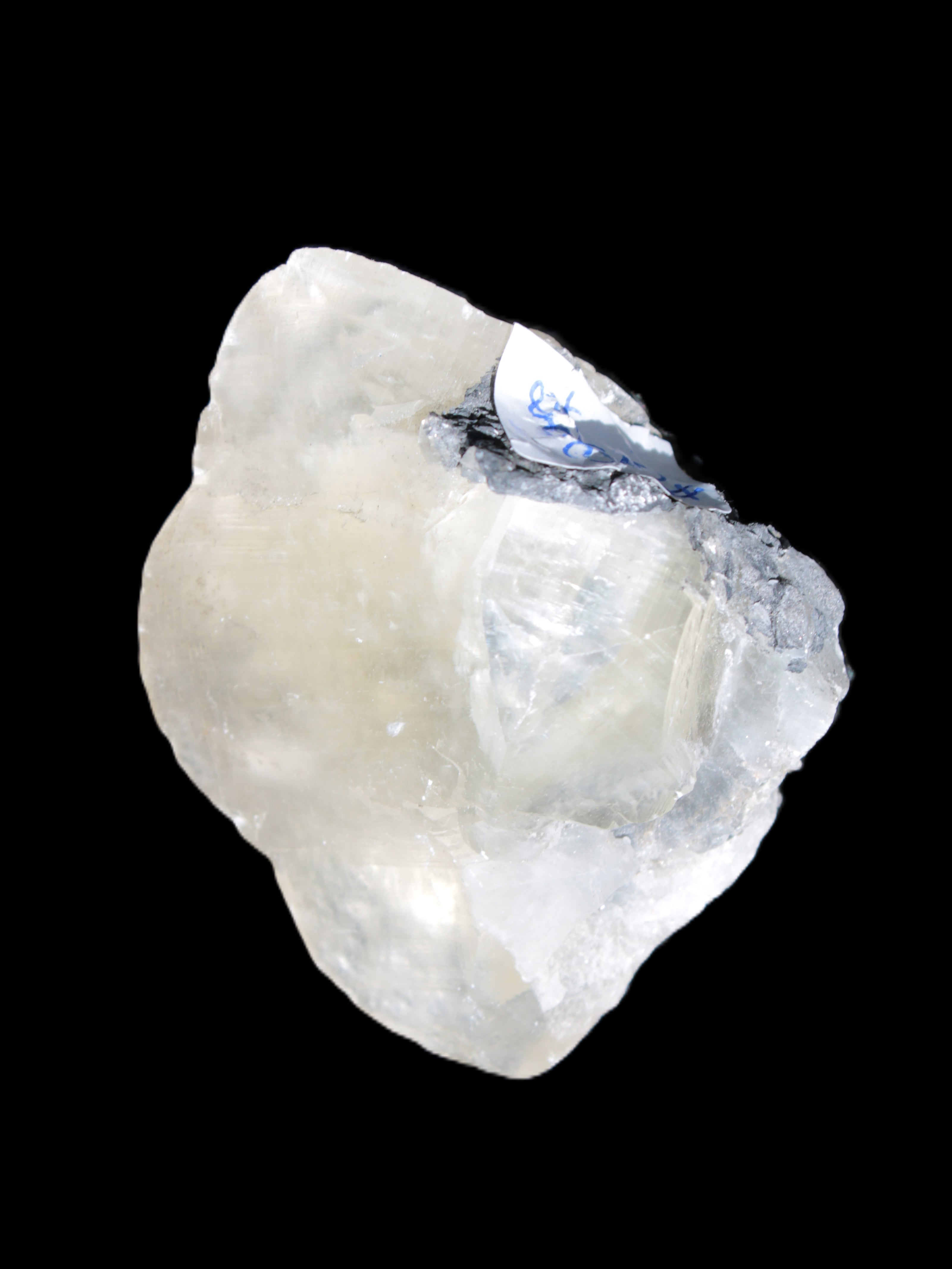 Yellow clear Calcite crystal 70mm 80.6g Rocks and Things