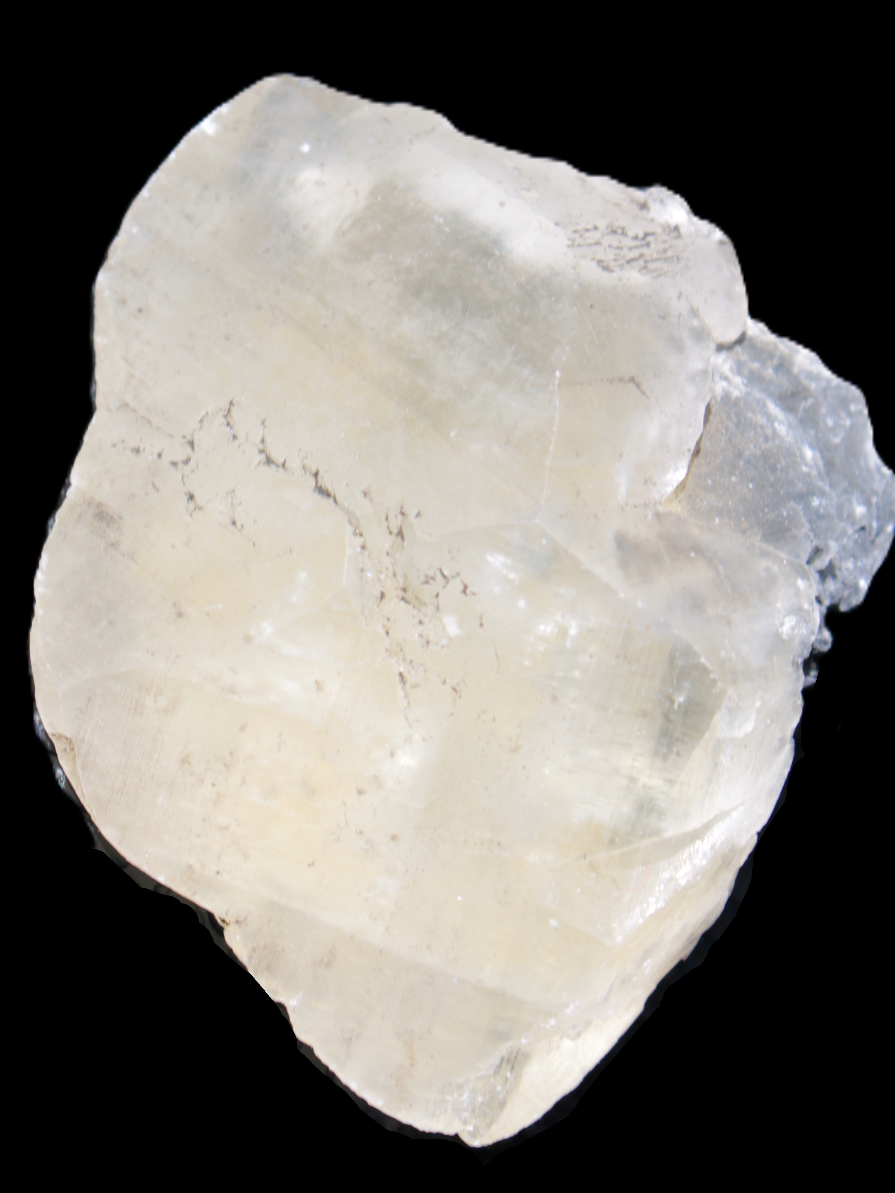 Yellow clear Calcite crystal 70mm 80.6g Rocks and Things