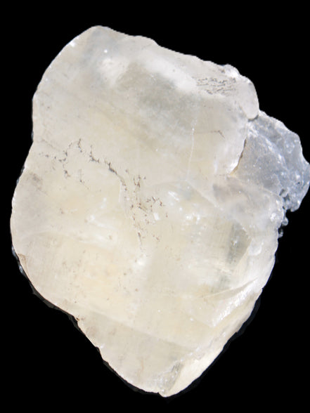 Yellow clear Calcite crystal 70mm 80.6g Rocks and Things