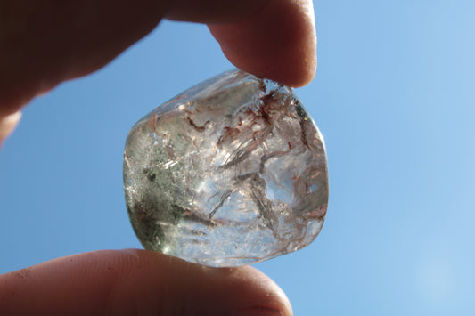 Green Ghost Quartz cluster 38g Rocks and Things