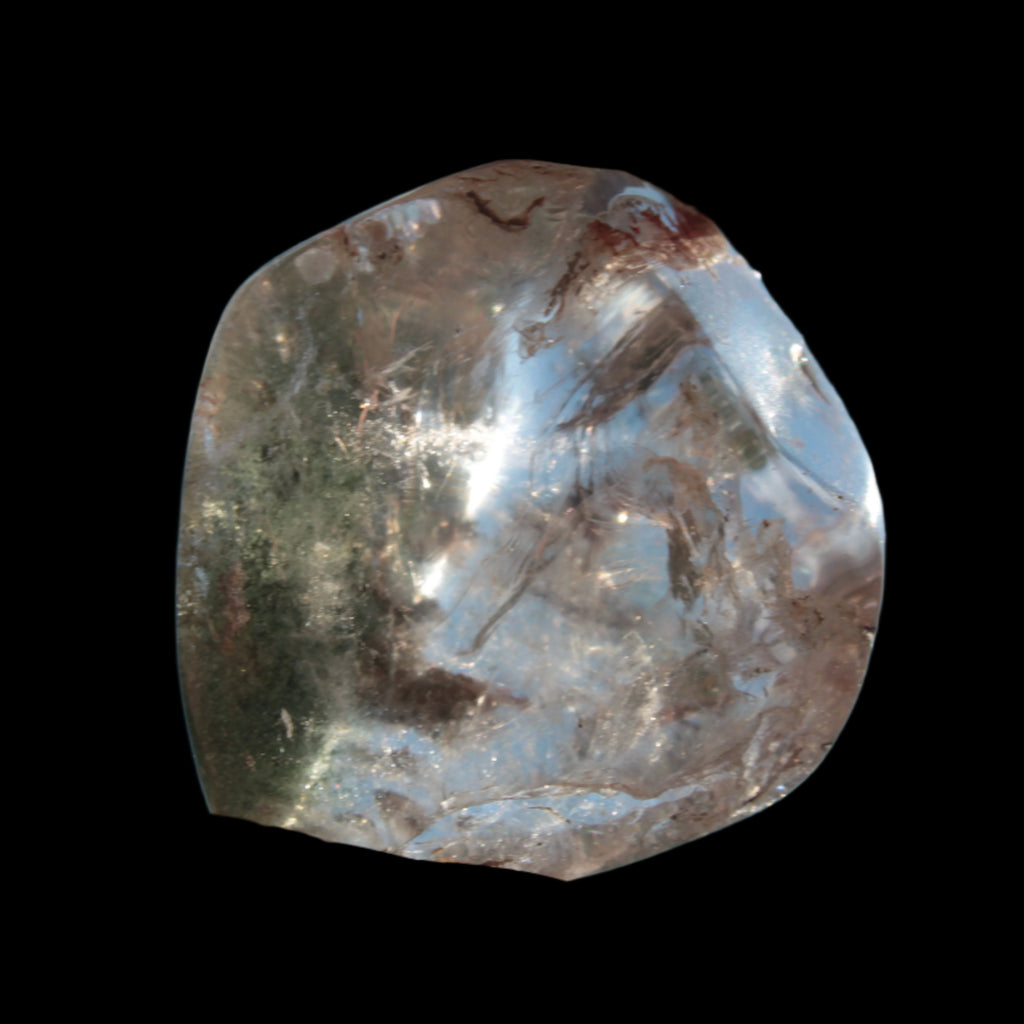 Green Ghost Quartz crystal 38g in sunlight - Rocks and Things Store