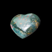 Ocean Jasper heart 101g in sunlight - Rocks and Things Store