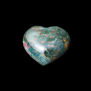 Ocean Jasper heart 101g in sunlight - Rocks and Things Store