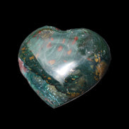 Ocean Jasper heart 101g in sunlight - Rocks and Things Store