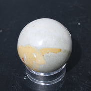Marine Jasper sphere 51mm 232g in sunlight - Rocks and Things Store