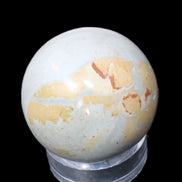 Marine Jasper sphere 51mm 232g in sunlight - Rocks and Things Store