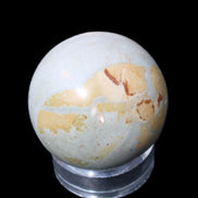 Marine Jasper sphere 51mm 232g in sunlight - Rocks and Things Store