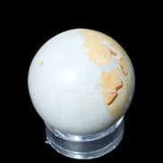 Marine Jasper sphere 51mm 232g in sunlight - Rocks and Things Store