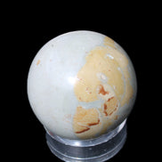 Marine Jasper sphere 51mm 232g in sunlight - Rocks and Things Store