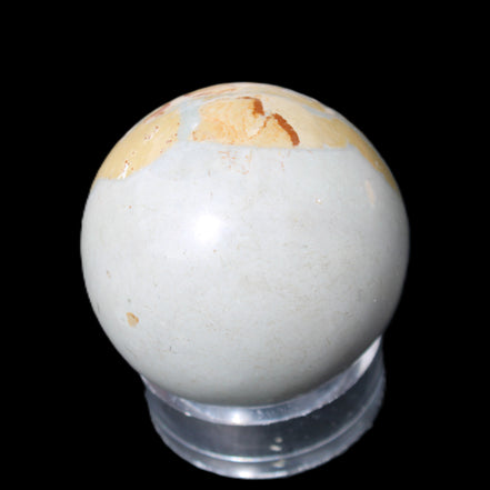 Marine Jasper sphere 51mm 232g in sunlight - Rocks and Things Store