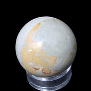 Marine Jasper sphere 51mm 232g in sunlight - Rocks and Things Store